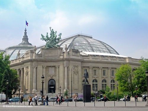 Grand Palais - Monumental porch on Champs-Elysées