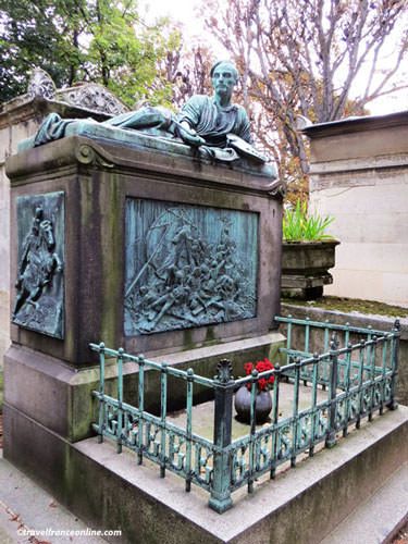Pere Lachaise Cemetery - Painter Gericault's grave
