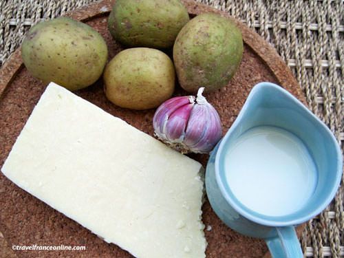 Ingredients for Aligot