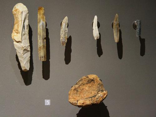 Prehistoric tools found in Combarelles