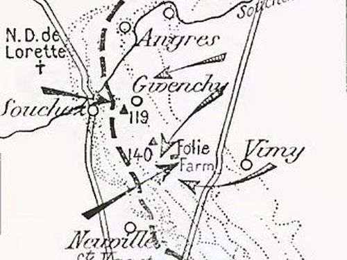 La Targette Czechoslovakian Memorial - French attack in Artois - September 1915