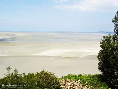 Baie du Mont St Michel at low tide