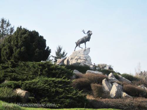 Newfoundland Memorial Park - Solitary Caribou Memorial