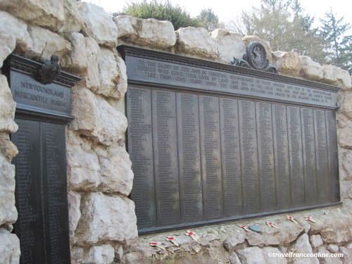 Newfoundland Memorial Park - Bronze dedication plates