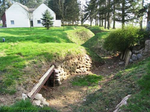 Newfoundland Memorial Park - Trenches and tunnel