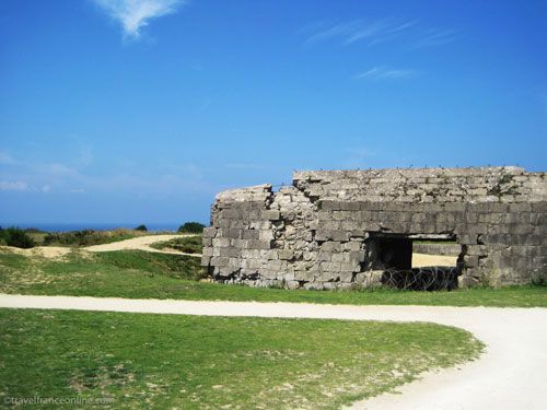 Pointe du Hoc - Ruined bunker