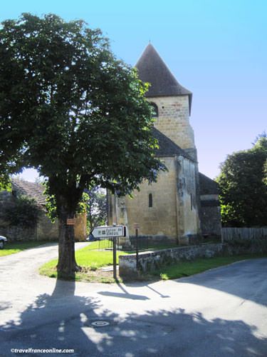 Romanesque church near the Venus de Sireuil