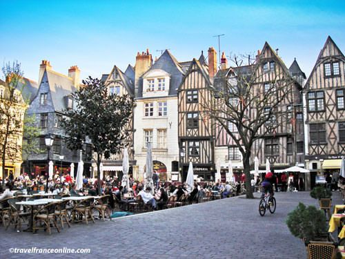 Medieval city of Tours - Place Plumereau