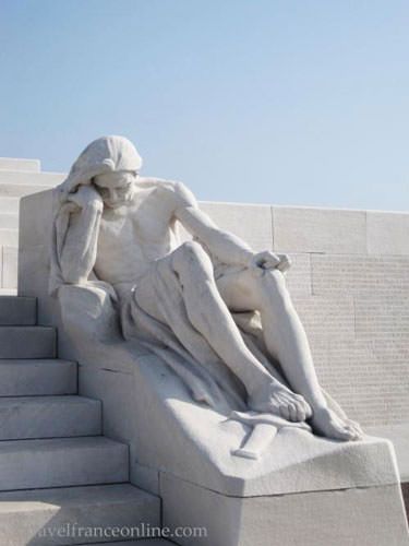 Vimy Ridge Canadian National Memorial - Mourning Father