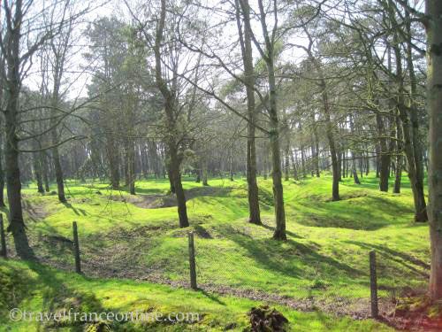 Vimy Ridge Canadian National Memorial Park - Battlefield kept in its war state