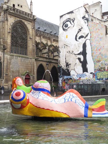 Stravinsky Fountain - La Sirène - Mermaid