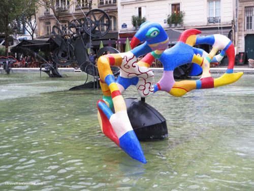 Stravinsky Fountain - L'Oiseau de Feu - Firebird