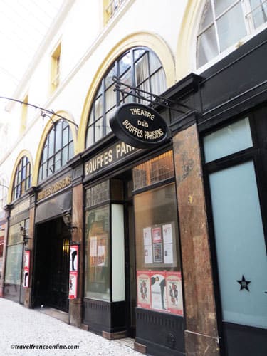 Theatre des Bouffes Parisiens in Passage Choiseul