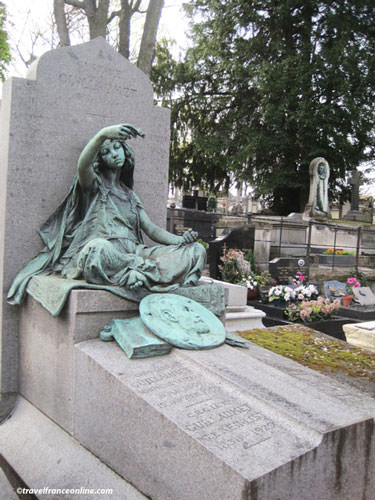 Montmartre Cemetery - Painter Gustave Guillaumet's grave