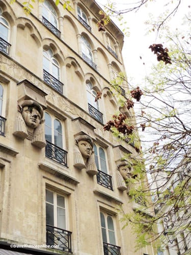Passage du Caire - Egyptian goddess Hathor's head