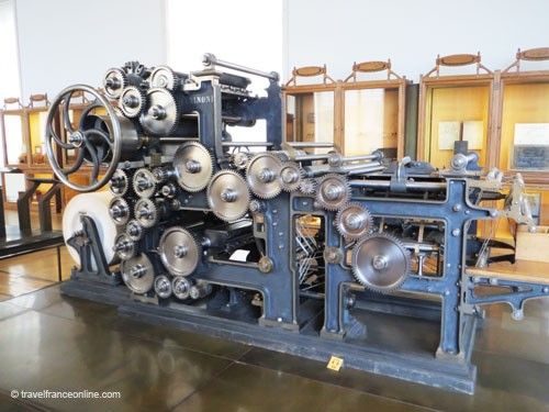 Arts et Metiers Museum - Marchioni letterpress printing machine