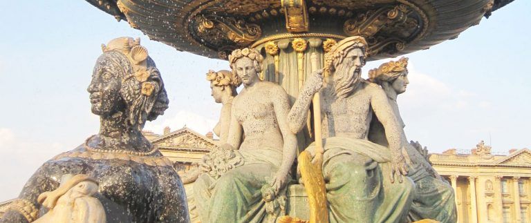 Fountains on Place de la Concorde