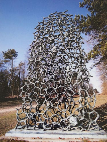 Plateau de Californie - Sculpture by Haim Kern that was stolen