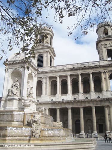 Saint Sulpice Fountain and Church