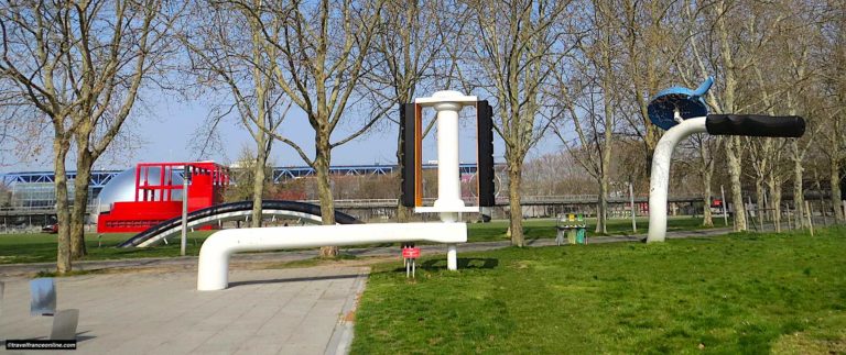 Buried Bicycle - Bicyclette Ensevelie - Parc de la Villette - Paris
