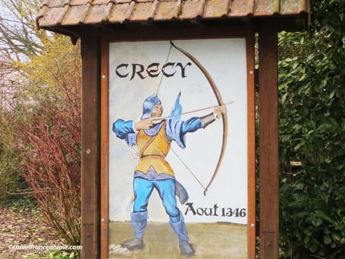 Site of the battle of Crécy-en-Ponthieu