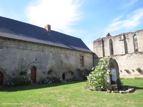 Ile Chauvet Abbey - Gothic well