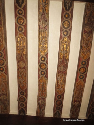 Maison d'Ourcamps - Ground-floor - medieval painted beams