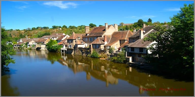 Herisson village in Auvergne