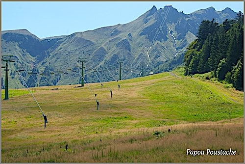 Puy de Sancy - ski resort in summer - Les Monts Dore