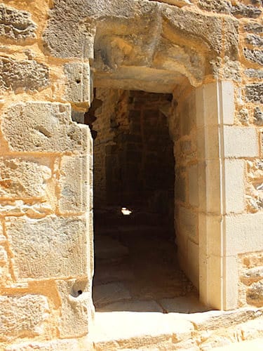Entrance to the Chateau des Anglais, also known as Chateau Fort de La Roque d'Autoire