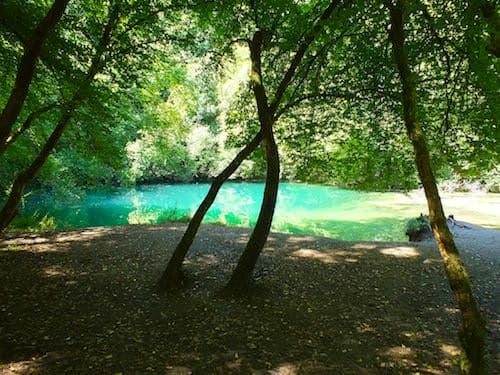 Resurgence of the Ouysse River at the Gouffre de Saint-Sauveur