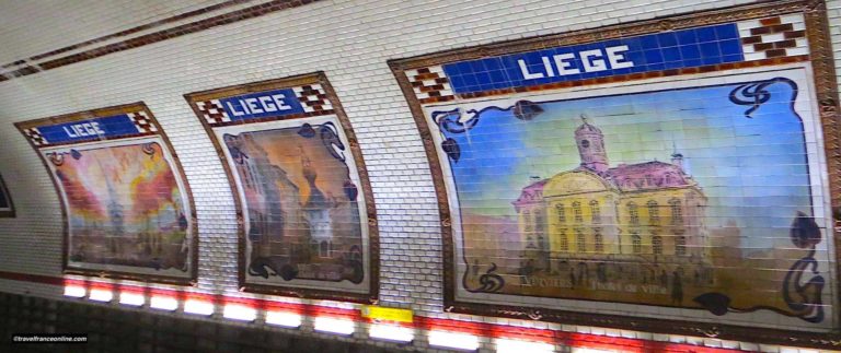 Liege Metro station in Paris
