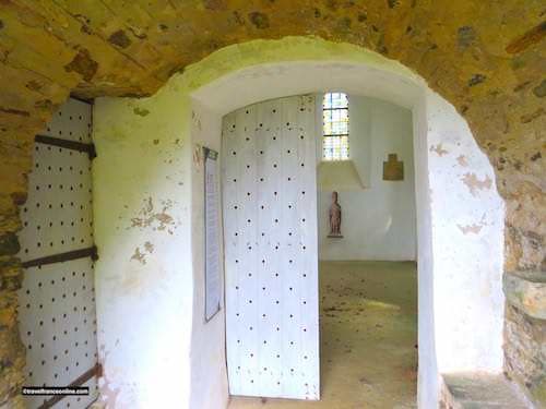 Ermitage Saint-Gerbold - porch