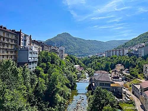 Saint-Claude in the deep Bienne Valley