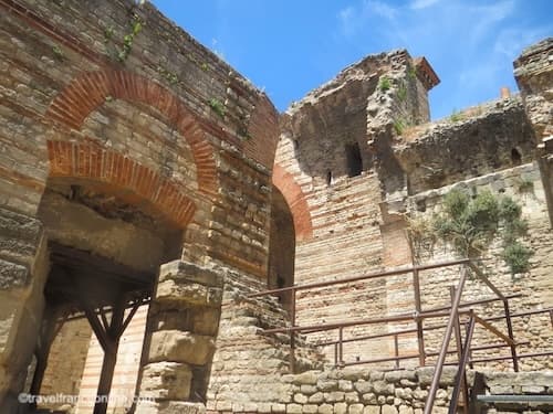 Baths of Constantine in Arles - Vestiges on the southern end of the site