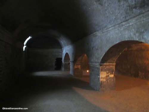 One of the small openings allowing ventilation