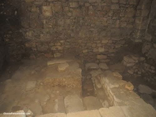 Foundations of a building that stood on the forum