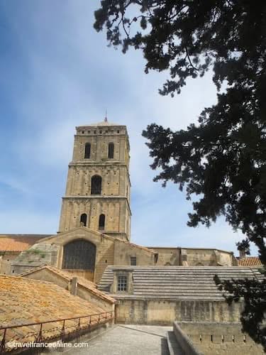 12th-century bell tower seen from the cloister