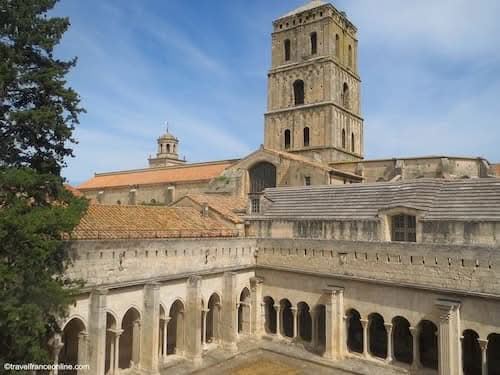 Saint-Trophime Cathedral, 12th century bell tower, and cloister