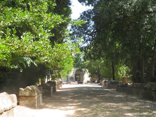 Saint-Honorat Church in Alyscamps necropolis in Arles