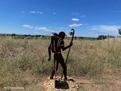 Silhouette along the Camino