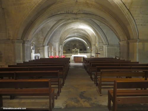 Abbey church Saint Gilles du Gard's crypt